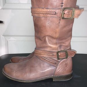 Frye brown boots size 9.5 womens